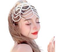 Luxueux filet perlé ornement cheveux bandeau décoration cheveux bandeau pour l'élégance et le confort lors des mariages ou des soirées