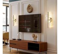 Luxueux Led miroir lumière salle de bain applique murale éclairage mural applique murale longue image lumière moderne intérieur applique murale couloir décor applique murale luminaire (Color : 3 Colo