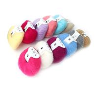 Luxueux Ular Ular Soft Moh Pashmina Knit Angora Laine de Laine de Différentes Couleurs (1 ensemble de douze couleurs)