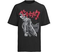LuxUnatcc Berserk Guts Warrior Manga Mens T-Shirt Mens Otaku Geek Merch Size 3XL