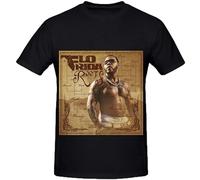 LuxUnatcc Flo Rida Roots Mens Crew Neck Big Tall T Shirts Black Size M