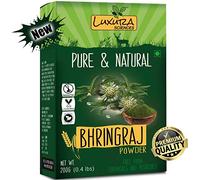 Luxura Sciences Natural Bhringraj‿Poudre pour la croissance et le conditionnement des cheveux 200 g (Eclipta Alba) par Luxura Sciences