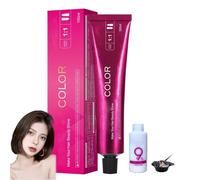 Luxuria Hair Dye No Bleach - Shoupin Color Hair Dye, SheColo Hair-dye, pas de javelching poils nourrissant les poils colorants pour les poils, pas de dommage à cheveux (C677-Chocolate)