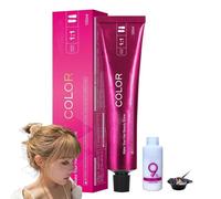 Luxuria Hair Dye No Bleach - Shoupin Color Hair Dye, SheColo Hair-dye, pas de javelching poils nourrissant les poils colorants pour les poils, pas de dommage à cheveux (833-Light Gold Linen)