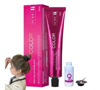 Luxuria Hair Dye No Bleach - Shoupin Color Hair Dye, SheColo Hair-dye, pas de javelching poils nourrissant les poils colorants pour les poils, pas de dommage à cheveux (811-Linen beige)
