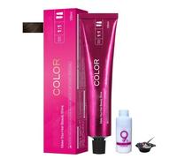 Luxuria Hair Dye No Bleach - Shoupin Color Hair Dye, SheColo Hair-dye, pas de javelching poils nourrissant les poils colorants pour les poils, pas de dommage à cheveux (677-Linen Brown)