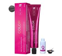 Luxuria Hair Dye No Bleach - Shoupin Color Hair Dye, SheColo Hair-dye, pas de javelching poils nourrissant les poils colorants pour les poils, pas de dommage à cheveux (611-Grandma Gray)