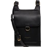 Luxuries London Pure Luxuries London Black Erma Leather Cross-Body Bag