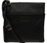Luxuries London Pure Luxuries London Black Nola Leather Cross-Body Bag