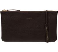 Luxuries London Pure Luxuries London Brown Emalia Leather Clutch Bag
