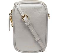 Luxuries London Pure Luxuries London Silver Alaina Nappa Leather Cross-Body Phone Bag