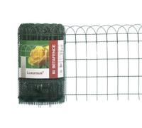 Luxursus RAL 6073 Grillage soudé clôture épaisseur de fil 2.4/3.0 mm (maillage) Largeur 150 x 90 mm Vert, 40180