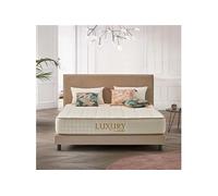 NATURALEX - Matelas Ressorts Ensachés 180x200 cm - Épais 24 cm - Luxury - Hybride - Mousse HR Premium - Blue Latex - Soutien Moyen - Couchage Indépendant - Respirant - 7 Zones - Fabriqué en Europe