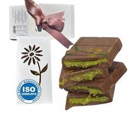 LUXURY BITES Chocolat Dubaï (210 g), fabriqué à la main par Chocolat de Belgique, au chocolat Dubaï Kadayif et à la pistache