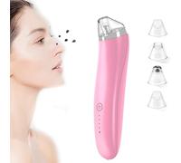 Luxury Confidence Extracteur de kératine électrique pour le visage avec 3 modes et 4 têtes d'aspiration Rose