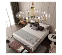 Luxury Copper Chandelier Creative Gold Light For Living Hall Dining Room American Hang Light Kitchen Island Pendant Light