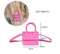 Luxury Handle Mini J Bags Brand Purses Handbags Women Designer Small Shoulder Crossbody Bags Female Lipstick Bag, Rose Rose