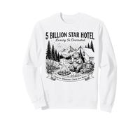 Luxury is Overrated Capybara Tente Camper Outdoor Adventure Sweatshirt