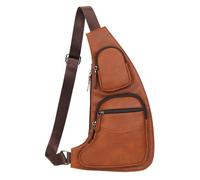 Luxury Leather Satchel, Travel Organizer Pack, Small Size Pouch with Waterproof Feature, Pu Craft Storage Bag, Urban Style Carry System Pro, Commuter Hiking Gear Edition Set, bleu marine, Consulte la