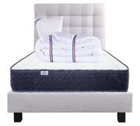 LUXURY LITERIE Ensemble Literie Mousse Enveloppant 90x190 cm mousse de confort G