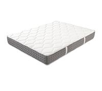 Luxury Literie Matelas 140x190 cm, Sakina, 24cm, Ressorts Ensachés, Mousse Haute Densité, Indépendance de Couchage, Soutien Ferme, Face été/Hiver