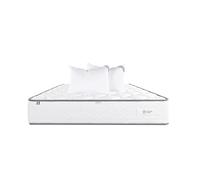 Luxury Literie Matelas 160x200 cm, Iris, 20 cm, mémoire de Forme, Ferme, Face été/Hiver + 2 oreillers