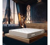 Luxury Literie Matelas 180x200 cm, Dreamlux, 26 cm, Ressorts ensachés, Mousse Haute densité, indépendance du Couchage, Face été/Hiver