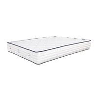 Luxury Literie Matelas Patriote 140 x 200 cm, Ferme, Ressorts Ensachés, 27 cm, 10 Zones de Confort, indépendance du Couchage, réversible, orthopédique