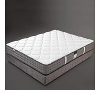 Luxury Literie | Matelas Zen 160 x 200| Mousse A Mémoire De Forme Adaptabilité Optimale | Système Mousse HR | 10 Zones De Confort | 20 cm (+/- 2cm) | Toutes Les Dimensions