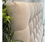 Tête de lit VERSAILLES 90x105, beige, Gamme Prestige Hôtel, capitonnée, est composée d’un tissus de qualité supérieure. Beige