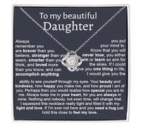 Luxury Love Knot Mother & Daughter Necklace - From Mom To Daughter, Birthday Gift With Luxury Box