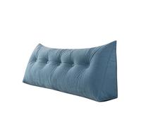 Luxury Plush Triangular Headboard Cushion Wedge Bedroom Rest Reading Pillow - Headboard Bolster Support Pillow Pearl Cotton Padding Comfortable Lumbar Support Cushion Waist Backrest for Bed, Sofa(180