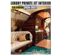 Luxury Private Jet Interior Calendar 2026 - 2027: Plan Ahead with 24 Months from 2026 to 2027 Including US Holidays for Thoughtful Organization