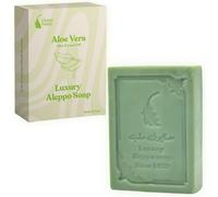 (Luxury) Savon D'alep Avec De Aloe Vera,1 Pièce,Savon D'alep À L'huile D'olive & Huile De Laurier,Luxury Aleppo Soap