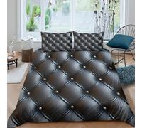 Luxury upholstery Linge de Lit 3 pièces Imprimé en 3D Respirante Moderne élégant design Ensemble De Literie avec 2 x Taies d'oreiller Confortable for Chambre de adolescents Super king（260x220cm）