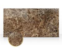 LuxuryQuarry® - Planche à découper en marbre Emperador 40x30cm - Marbre italien - Planche à tapas Planche à tapas Planche à fromage en marbre - Planche de service et planche à en-cas