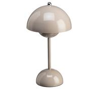 Luxus Europe - Lampe à poser Touch Josephine Kaki - Lampe de table LED sans fil pour l’intérieur - Rechargeable par USB-C - Commande tactile - Dimmable - 3 couleurs de lumière