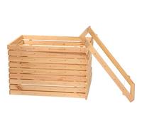 Luxus-Insektenhotels - Lot de 10 Cadres en Bois pour cabane Unique avec Fil Horizontal - Cadre en Bois d'apiculture pour la Formation de nid d'abeille - Accessoires apiculteurs - 33 x 3 x 45 cm -