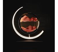 Luxus - Lampe de table - Quicksand - Rouge - Art de Sable en Mouvement - Lampe Sablier - Lampe de Bureau LED Réglable - Style Industriel et Moderne - Veilleuse pour la Chambre