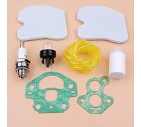 Luxuypon Ampoule d'amorçage pour filtre à air et carburant compatible avec McCulloch CS380 CS340 Tronçonneuse Tune Up Kit