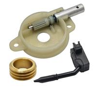 Luxuypon Engrenage à vis sans fin de pompe à huile de rechange compatible avec les pièces de tronçonneuse Husqvarna 36 41 136 137 141 142 2036 2040