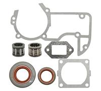 Luxuypon Ensemble de joints de silencieux de cylindre de carter compatible avec MS660 MS650 066 Joint d'huile d'embrayage piston roulement aiguille tronçonneuse partie