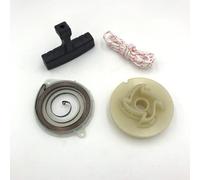 Luxuypon Kit de corde à ressort de poulie de rechange compatible avec tronçonneuse Husqvarna 461 460 455 450 445 537092501
