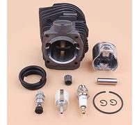 Luxuypon Kit de cylindre de 44 mm pour tronçonneuse Jonsered 2149 Turbo 2150 2152 49,4 cc de qualité OEM