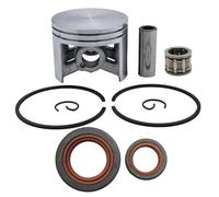 Luxuypon Kit de joint d'huile de piston de rechange de 50 mm, bague de roulement à aiguille de poignet de 12 mm, compatible avec Stihl 044 MS440 1128 030 2015 Pièces de rechange pour tronçonneuse