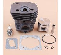 Luxuypon Kit de joints de piston de culasse de 44 mm pour Husqvarna 350 351 353 345 340 346XP Kit de reconstruction de moteur de tronçonneuse OEM 537253002