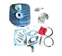 Luxuypon Kit de piston de cylindre de 48 mm avec vis de joint compatible avec les clips de goupille de cylindre de pulvérisateur de moteur 423 (avec vis de joints)