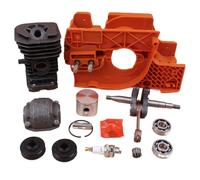 Luxuypon Kit de reconstruction de moteur de carter de vilebrequin de rechange 38 mm compatible avec tronçonneuse 137 142 137E 142E