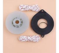 Luxuypon Kit de réparation de poulie de démarreur à ressort compatible avec tronçonneuse à essence Husq-varna 461 460 455 450 445 537092501