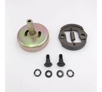 Luxuypon Kit de tambour d'embrayage 9T de rechange à trous ronds compatible avec Hon-DA GX31 GX35 1,3 HP pour petit moteur de débroussailleuse